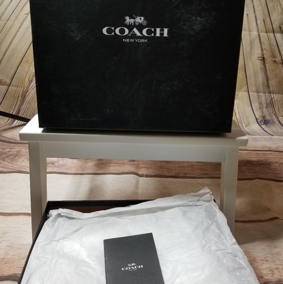 Coach Monroe Leather/Shearling Saddle Boots - Picture 7 of 8